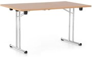 Összecsukható asztal 140 x 80 cm, bükkfa