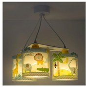 Dalber D-76114 - Gyerek csillár MY LITTLE JUNGLE 3xE27/15W/230V