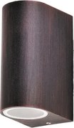Rabalux kültéri fali lámpa gu10 2x35w antik barna chile