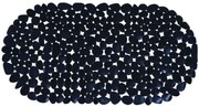 Spirella GALETS csúszásgátló fürdőkád alátét,fekete, 99 x 39 cm