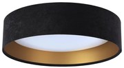 LED mennyezeti lámpa GALAXY 1xLED/24W/230V fekete/arany