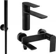 Mexen Zero R70 fürdőkád szett, fekete - 71103R70-70