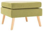 zöld szövet lábzsámoly