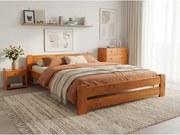 Laura ágy 120 x 200 cm, égerfa Ágyrács: Léces ágyrács, Matrac: Matrace Sommera 18 cm