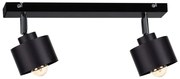 Keter Lighting Spotlámpa SIMPLY BLACK 2xE27/60W/230V KE0074