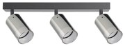 Zuma Line 2211BD-3-BK - Spotlámpa REN 3xGU10/50W/230V fekete/szürke