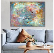 Fali festmény vászonon 70x100 cm többszínű