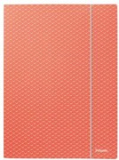 Gumis mappa, karton, A4, ESSELTE Colour'Breeze, korall (E628494)