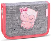 Tolltartó, klapnis, cipzáras, BELMIL Little Owl, szürke-barack, bagoly (BL33572106L)