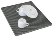 Szürke gumi edénycsepegtető alátét 40x30 cm Maxi – Wenko