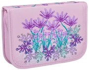 Tolltartó, klapnis, cipzáras, töltött, LEGO Flowers, rózsaszín-mintás (L200852506)