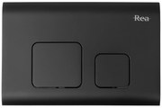 WC öblítő gomb F Black Mat