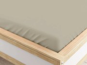 Mikroszálas gumis lepedő homokszínű 90 x 200 cm