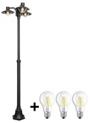 Brilagi -  LED Kültéri lámpa VEERLE 3xE27/60W/230V IP44