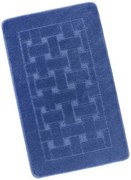 Bellatex Bany Fürdőszoba szőnyeg téglalap kék, 60 x 100 cm