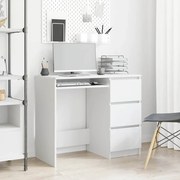 vidaXL fehér szerelt fa íróasztal 90 x 45 x 76 cm