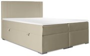 Franciaágy Boxspring 160 cm Morcano (bézs) (tárolóhellyel). Akció -17%. 1044275