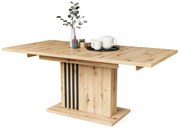 Mazzoni LEONEL Artisan Tölgy - MODERN 180 cm-re BŐVÍTHETŐ ASZTAL!