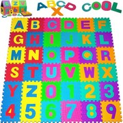 PUZZLE habszivacs játszószőnyeg gyerekeknek, 86 darab, többszínű Spielwerk