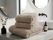 Classic törölköző 50 x 100 cm bézs, 100% pamut