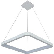 Brilagi - LED, fényerőszabályozható kábeles csillár FALCON SLIM LED/50W/230V 50x50 cm fehér + távirányító
