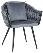 Nuvo Velvet étkezőszék szürke