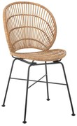 Natúr színű rattan étkezőszék Fiore – Bloomingville