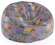 Cocoon babzsák rajzolt szafari, színes