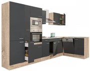 Yorki 370 sarok konyhabútor sütős és mikrohullámű sütős kivitelben