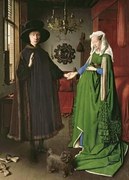 Reprodukció The Portrait of Giovanni Arnolfini and his Wife Giovanna Cenami, 1434, Eyck, Jan van