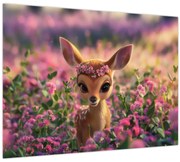 Kép - Aranyos őzike (70x50 cm)