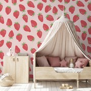 Fotótapéta – Rózsaszín eprek (147x102 cm)