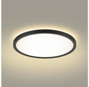 Brilagi - LED Fürdőszobai lámpa ULTRA SLIM LED/18W/230V átm. 30 cm fekete IP54 BRI229