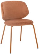 Narancssárga bársony étkezőszék szett 2 db-os Ponte – Bloomingville