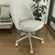 Forgószékhuzat JYSK KOKKEDAL forgószékre (elasztikus, mosható, VILÁGOSSZÜRKE)