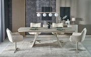 Armani bővíthető étkezőasztal travertin 165-241cm