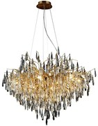 Kristály csillár zsinóron 11xG9/40W/230V arany