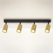 Brilagi - Spotlámpa SELE GOLDEN 4xGU10/30W/230V fekete/arany