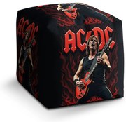 Cube zsámoly AC/DC gitáros, fekete