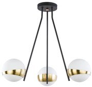 Jupiter 1709 - Csillár rúdon ELFA 3xE14/40W/230V bronz