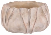 Beton virágtartó M, bézs szürke, 25 x 14 cm, 25 cm