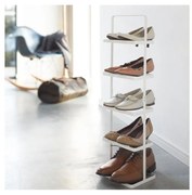 Fehér fém cipőtartó állvány Tower Shoe Rack – YAMAZAKI