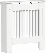 vidaXL Radiátor fedezék Magas Fényű Fehér 78 x 19 x 81,5 cm Faanyag