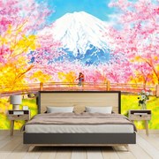 Fotótapéta - Festett pár, akvarell (147x102 cm)