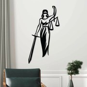 DUBLEZ | Fa fali dekoráció - Az igazság Istennője