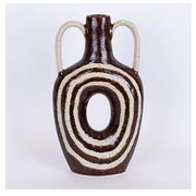 Kerámia váza 39x21,8 barna