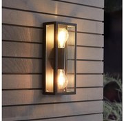 Eglo 780426 - Kültéri fali lámpa ALGECIRAS 2xE27/60W/230V IP44 fekete