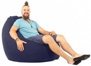 Navy XXL Babzsákfotel