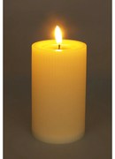 Kültéri LED gyertya 7,5 x 12,5 cm, bézs színű, elemes