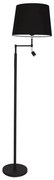 ByRydens 1988780-4007-LED állólámpa ORLANDO 1xE27/5W/230V+LED/3W fekete
